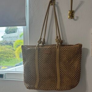 Stylish Tan Tote Bag